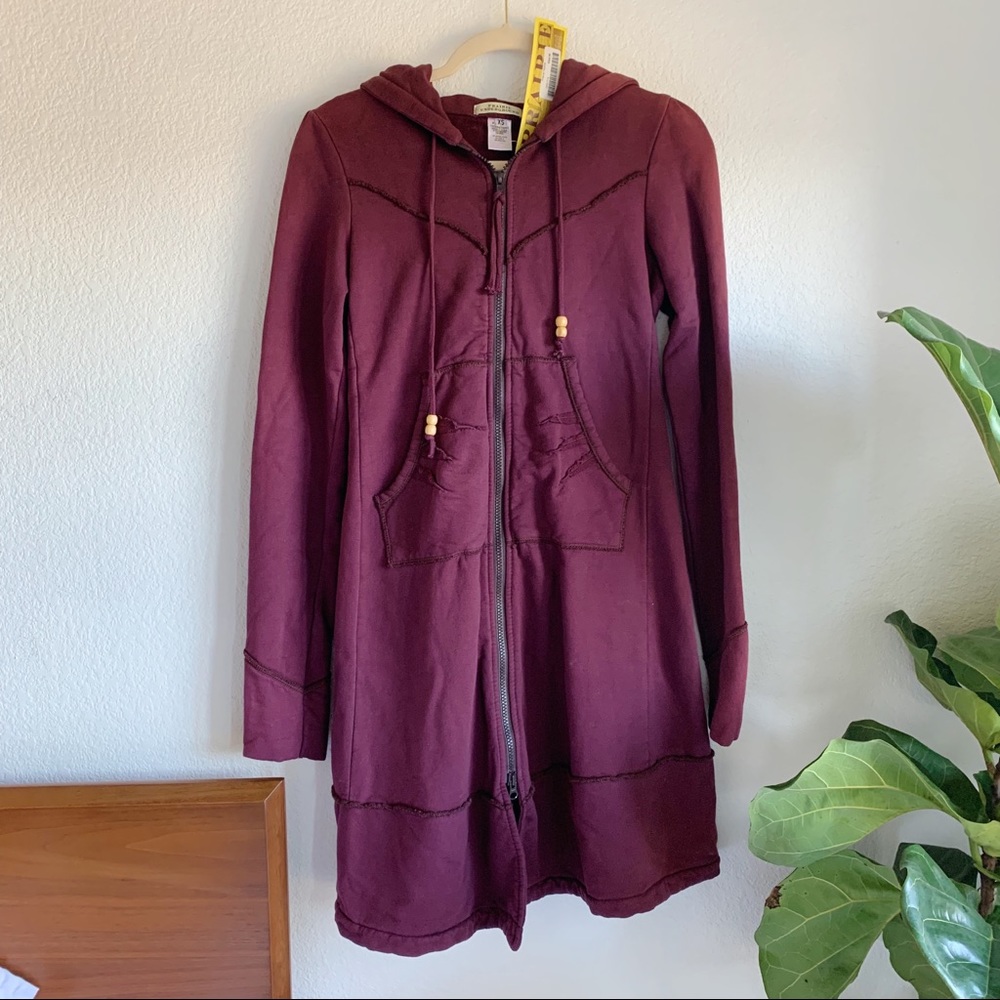 NWT Prairie Underground Hoodie Maroon XS